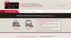 Desktop Screenshot of evanston.paninospizzeria.com